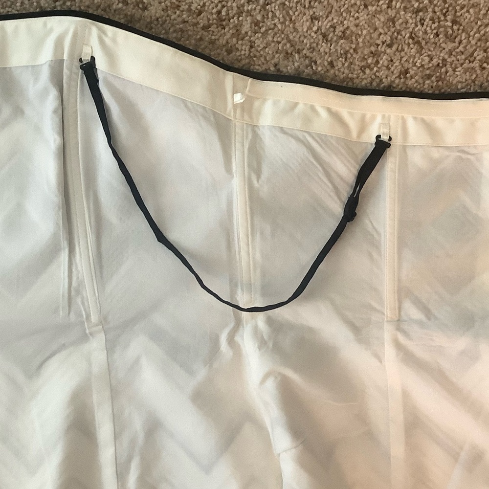 WHBM Geometric Bustier Top Size 8 Detachable Straps - Picture 6 of 11